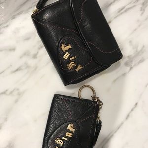 Juicy Couture wallet and matching coin bag